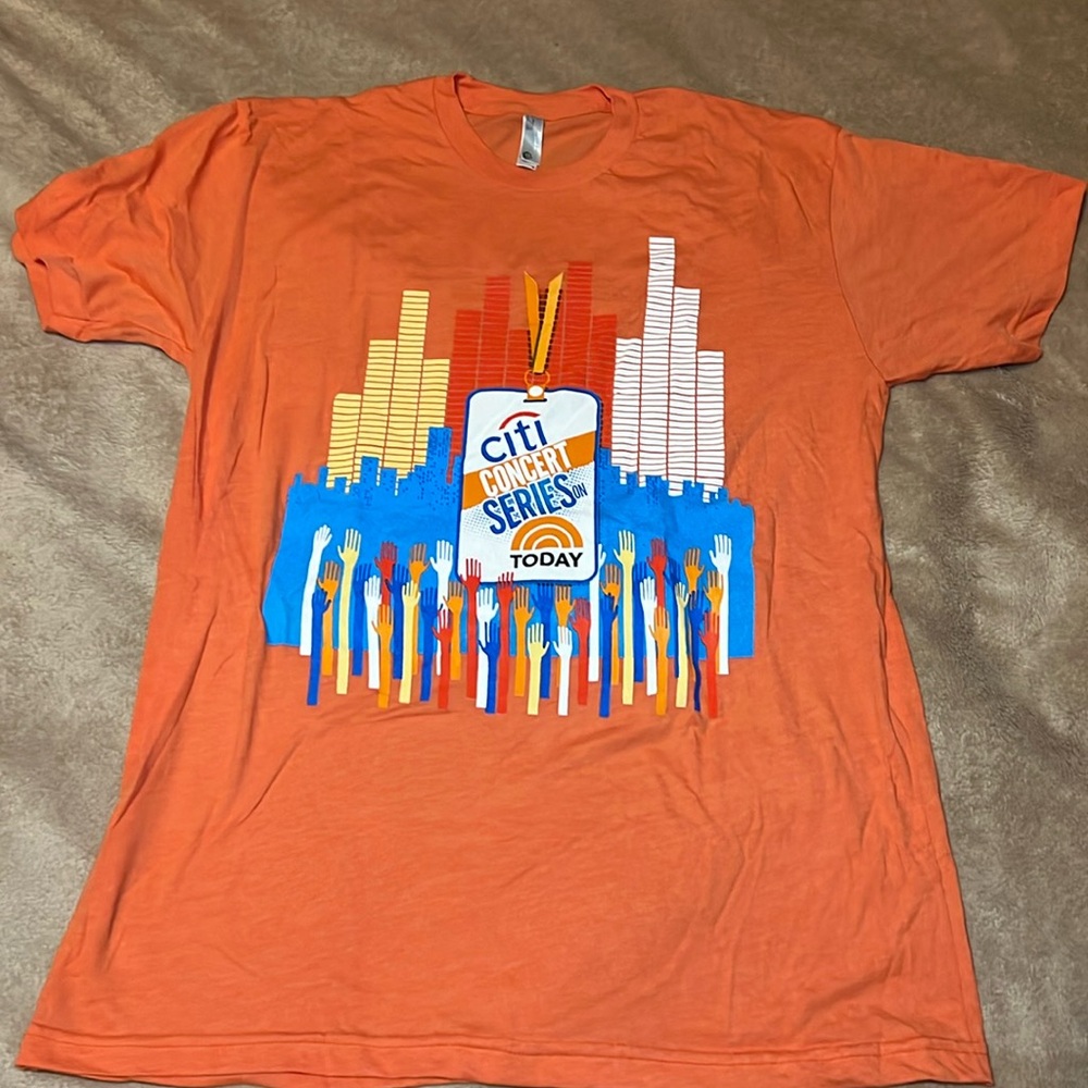 NWOT NBC Citi Concert Series Today Show T-Shirt, Size L